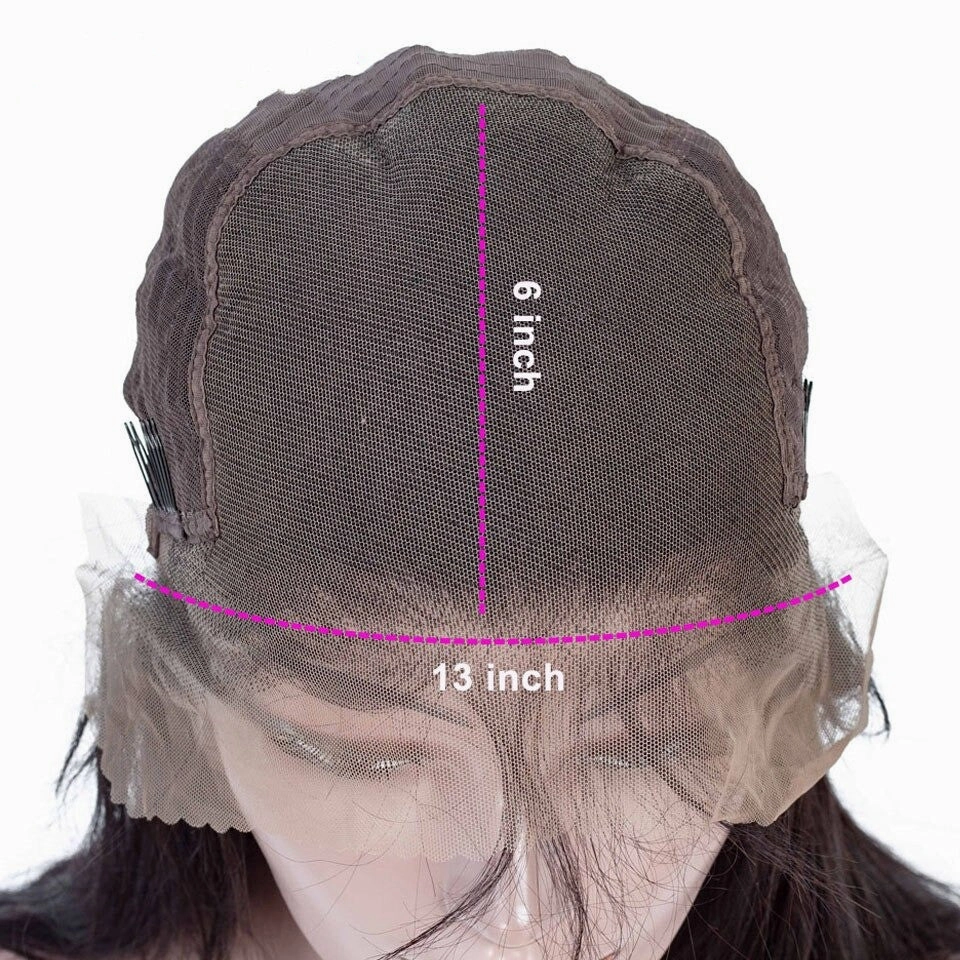 13*6 Skin Melt Lace Front BOB Wig Invisible Swiss Lace  Invisible Knots