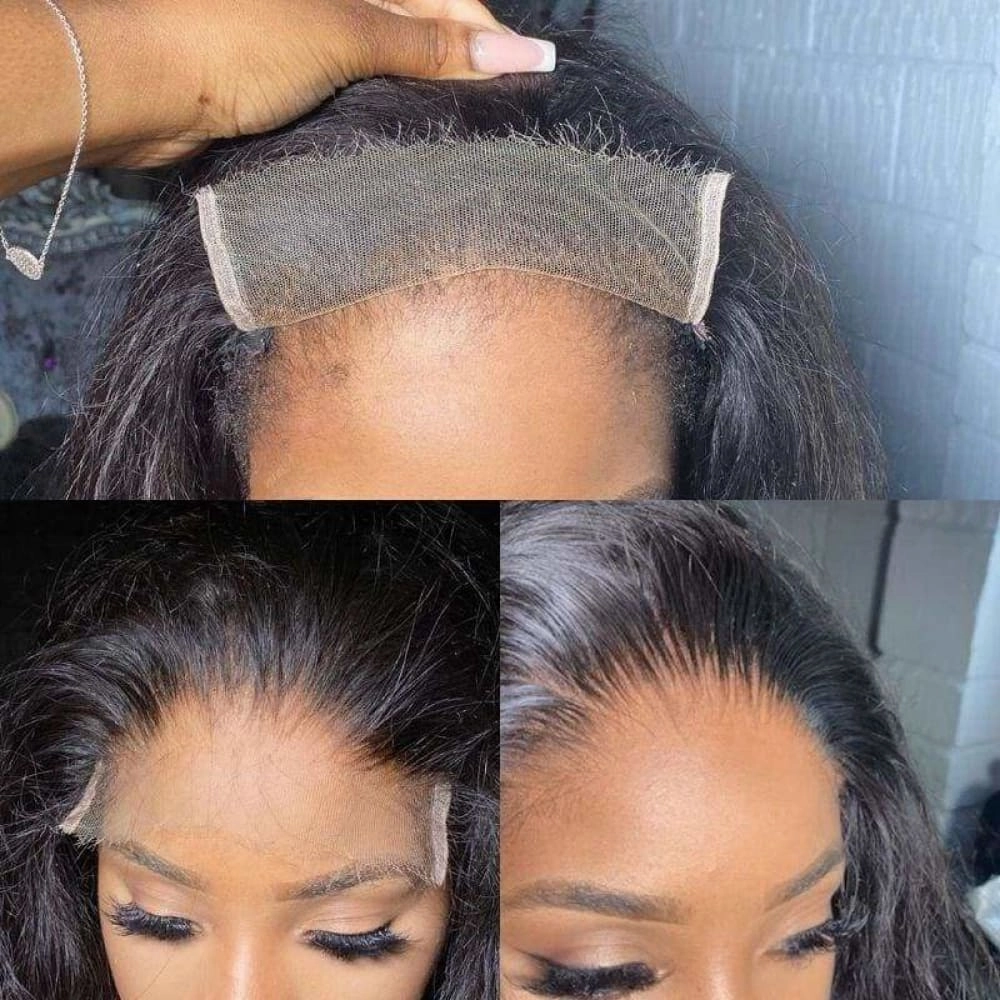 5x5 Closure Preplucked Virgin Human Hair Lace Wig | Side Part Yaki Bob