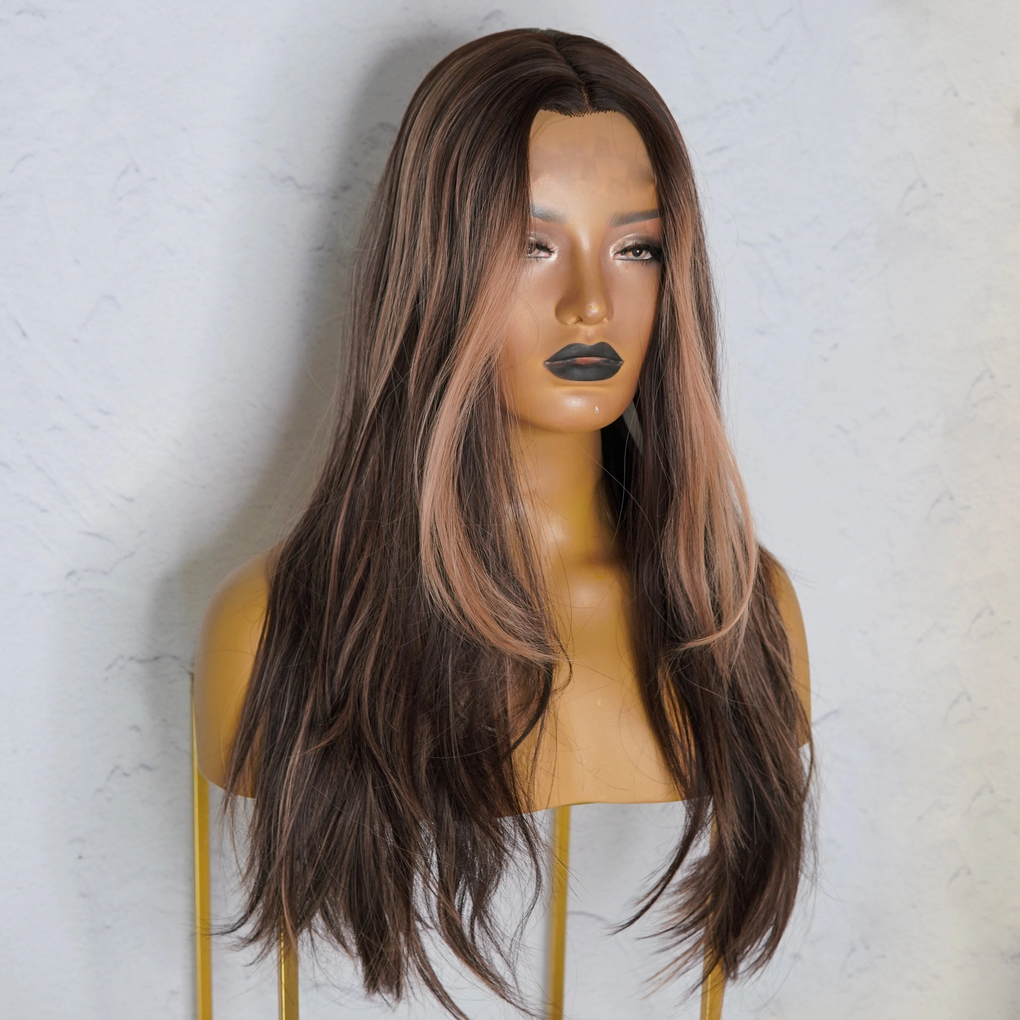 ABIGAIL Brown Ombre Lace Front Wig