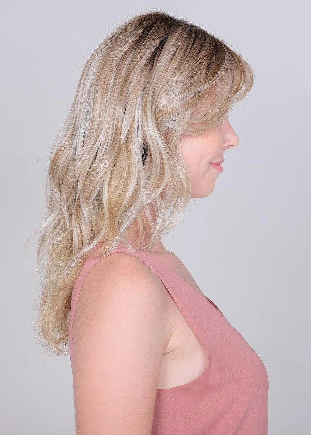 Accessories_Belle Tress_Wigs Lace Front Monotop Peerless 16" Topper by Belle Tress | Heat-friendly Synthetic (Full Mono)