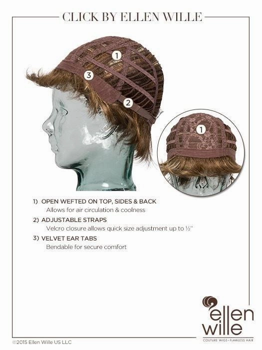 Accessories_Ellen Wille_Wigs Click | Short Synthetic Wig (Basic Cap)