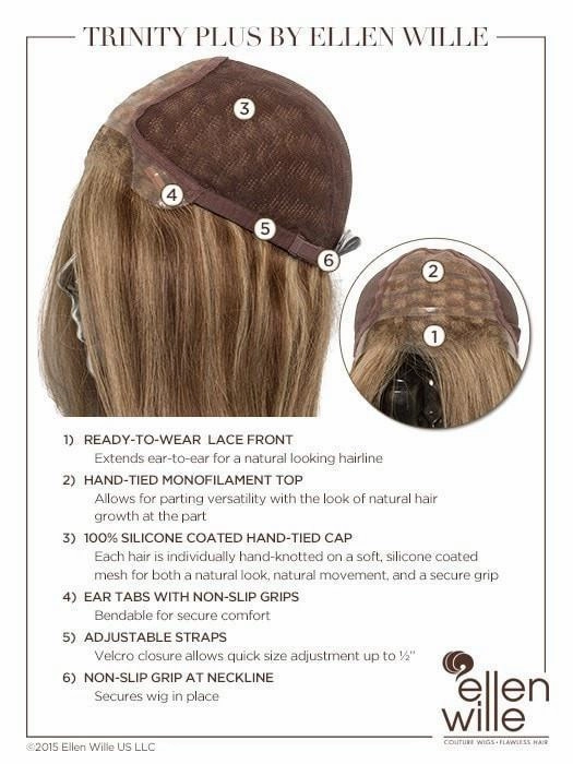Accessories_Ellen Wille_Wigs Trinity Plus | Remy Human Hair Lace Front Wig (Hand-Tied)