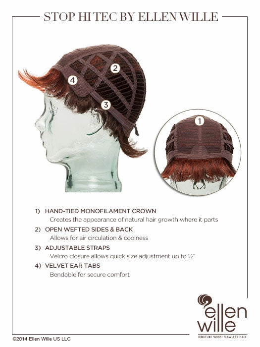 Accessories_Envy_Wigs Stop Hi Tec Wig by Ellen Wille | Synthetic Hair | Petite/Average Cap