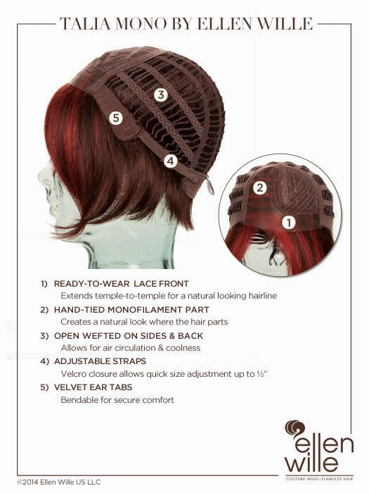 Accessories_Envy_Wigs Talia Wig by Ellen Wille | Synthetic Hair | Petite/Average Cap