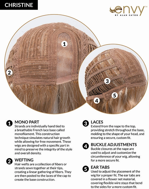 Accessories_Estetica_Wigs Christine Wig by Envy | Synthetic Hair | Average Cap