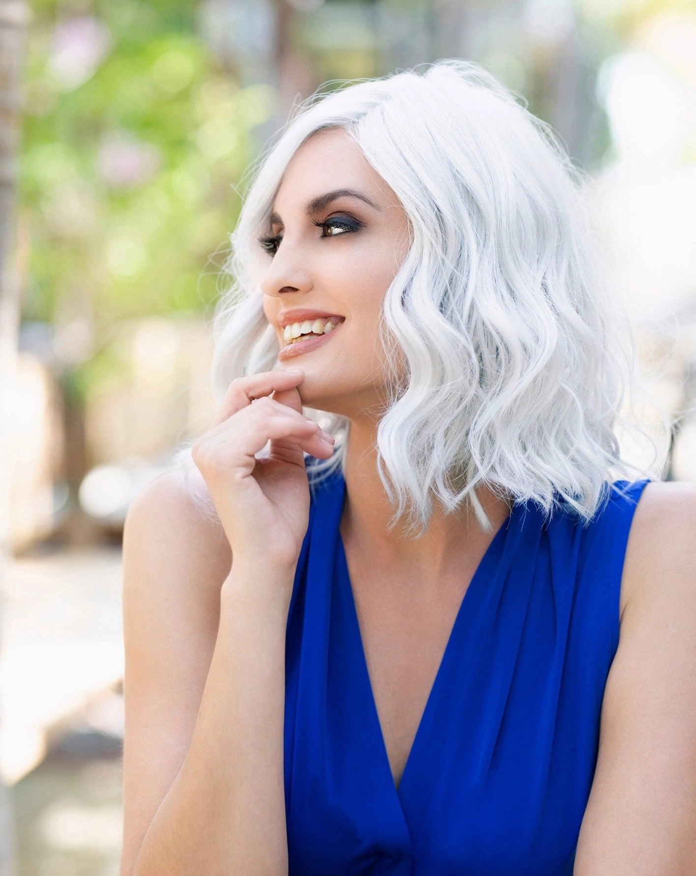 Accessories_Estetica_Wigs Emma Wig by Envy | Human Hair/Heat Friendly Synthetic Blend Hair | Average Cap
