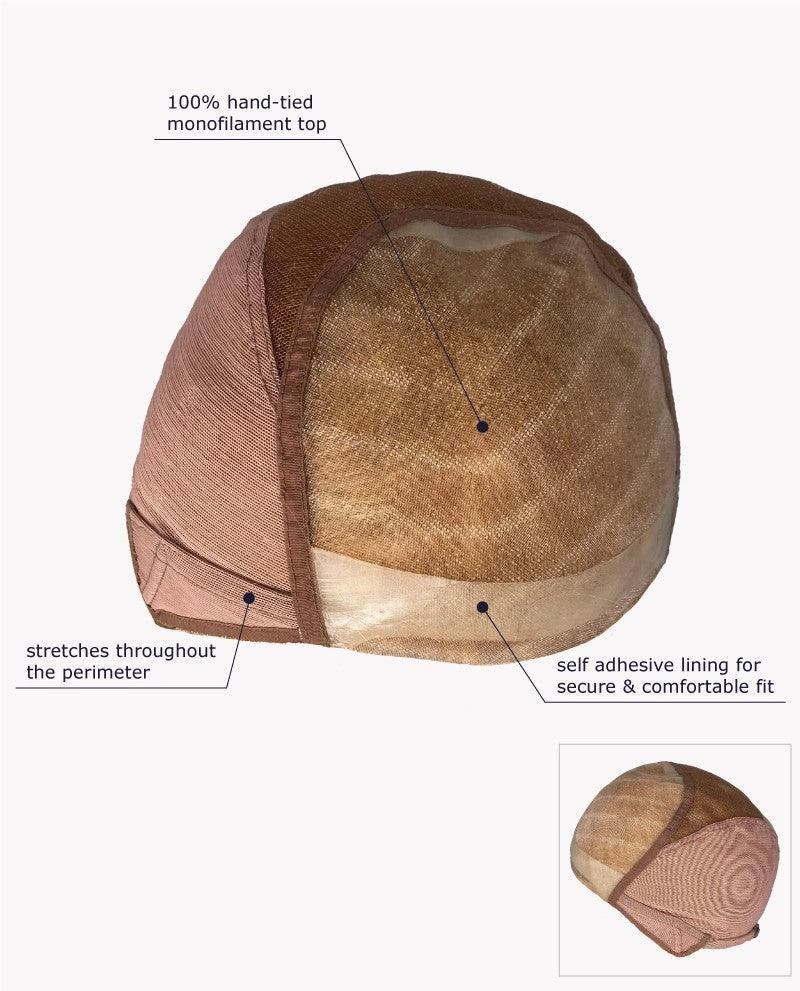 Accessories_Estetica_Wigs Emmeline Hairpiece by Estetica Designs | Remy Human Hair (Mono Top)