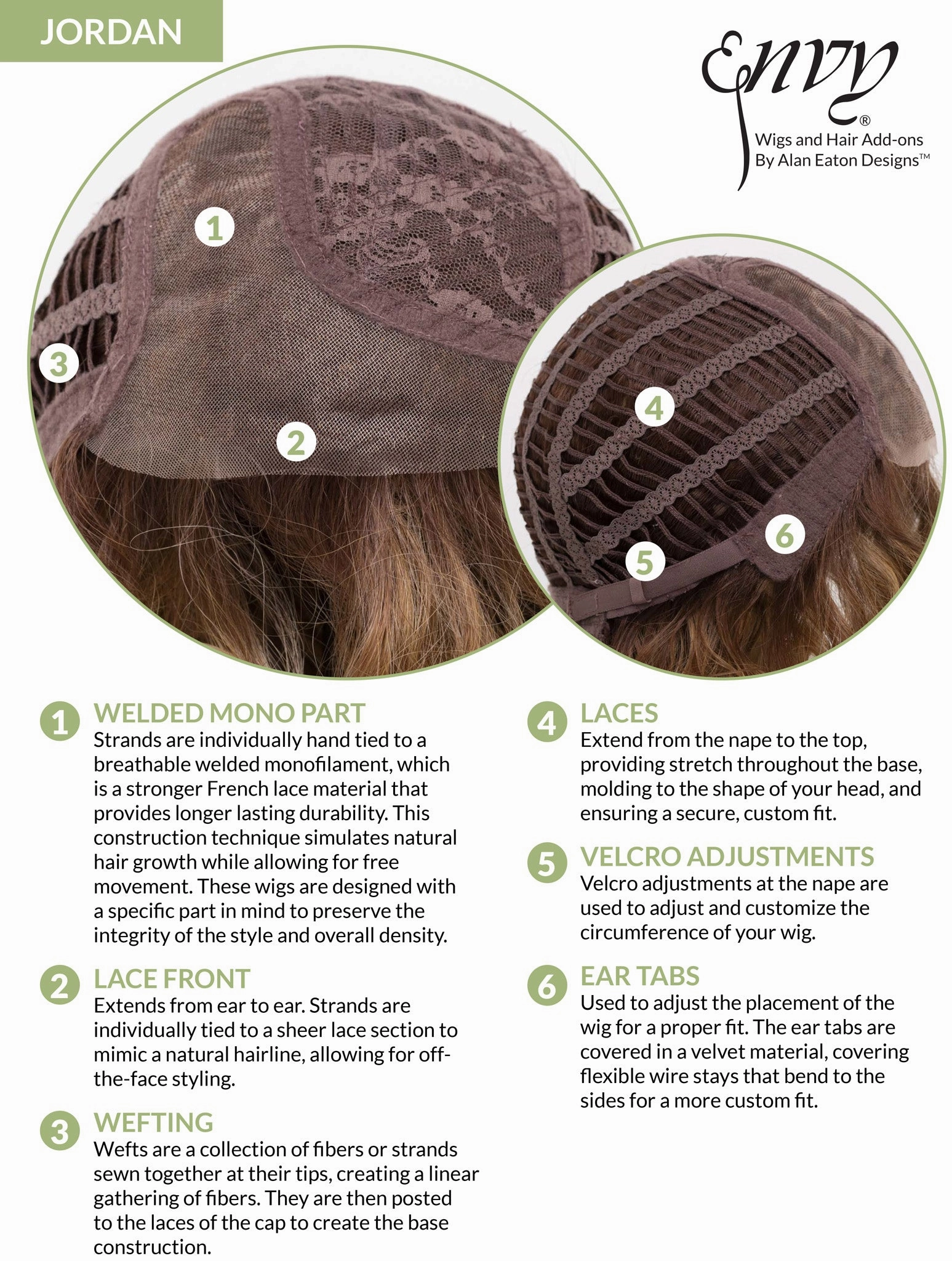 Accessories_Estetica_Wigs Jordan Wig by Envy | Human Hair/Heat Friendly Synthetic Blend Hair | Average Cap
