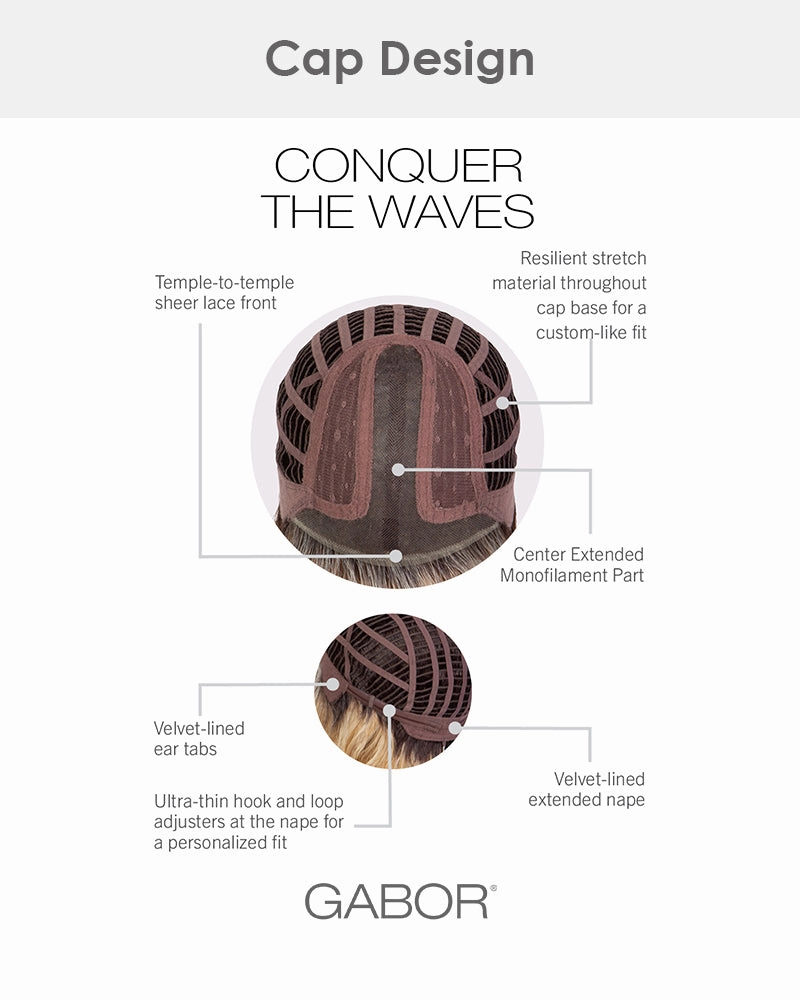 Accessories_Gabor_Wigs Conquer The Waves | Lace Front & Monofilament Part Synthetic Wig by Gabor