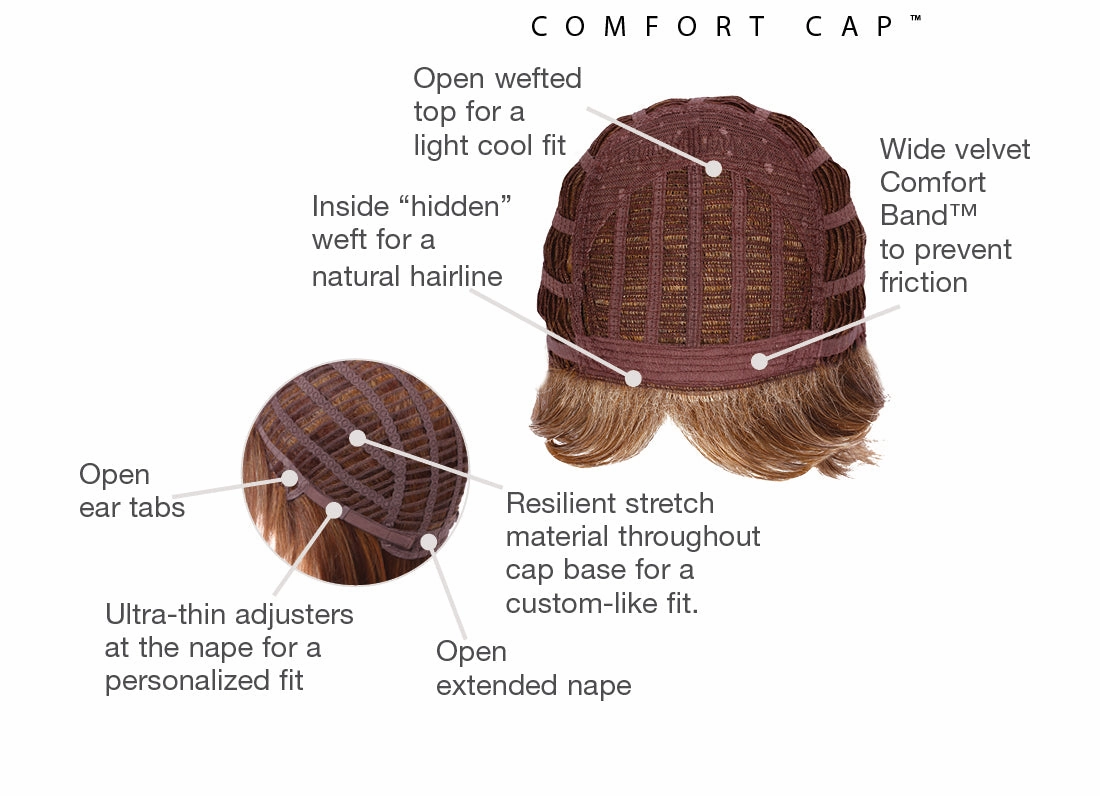 Accessories_Gabor_Wigs Love Wig by Gabor | Heat Friendly Synthetic Hair | Average Cap