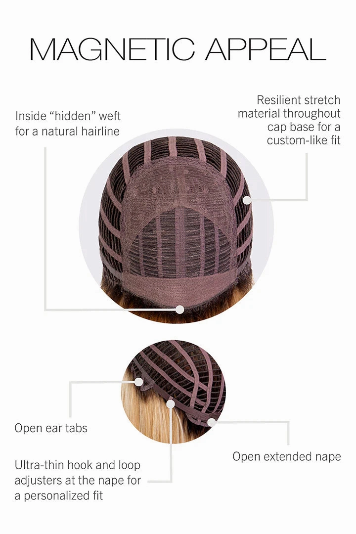 Accessories_Gabor_Wigs Magnetic Appeal Wig by Gabor | Heat Friendly Synthetic Hair | Average Cap
