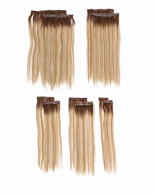 Accessories_Hairdo_Wigs 16 inch 10pc Fineline Human Hair Extension Kit | by Hairdo