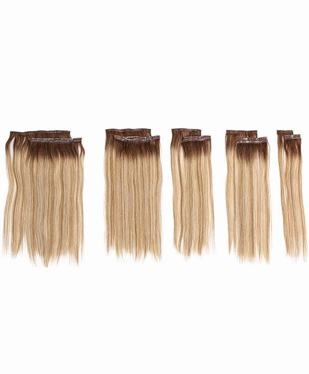 Accessories_Hairdo_Wigs 16" 10Pc Fineline Human Hair Extension Hairpiece by Hairdo | Human Hair (Wefted)