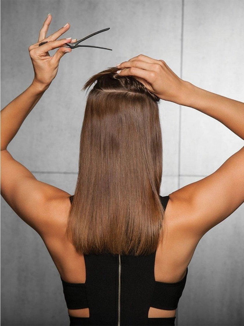 Accessories_Hairdo_Wigs 16" 8pc Straight Extension Kit Hairpiece by Hairdo | Heat Friendly Synthetic Clip In | Clearance Sale Open Box (Unworn - Like New)