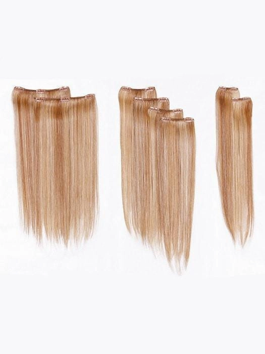 Accessories_Hairdo_Wigs 16" 8pc Straight Extension Kit Hairpiece by Hairdo | Heat Friendly Synthetic Clip In | Clearance Sale Open Box (Unworn - Like New)