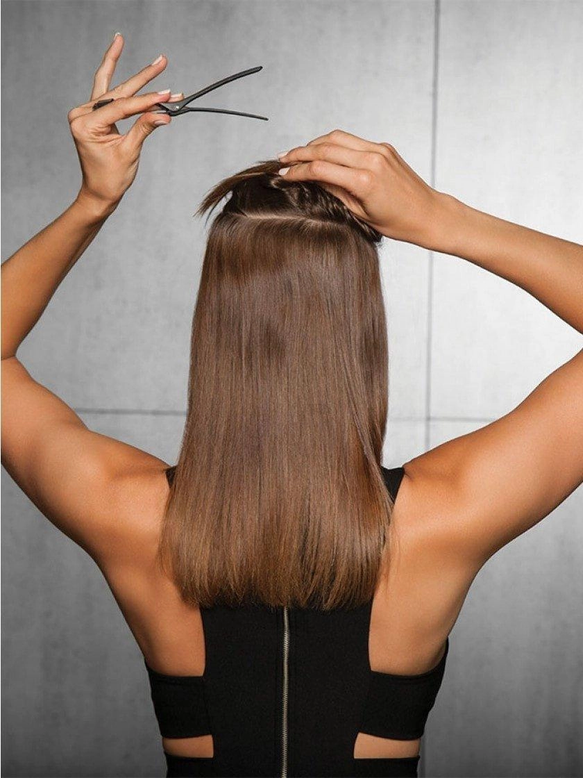 Accessories_Hairdo_Wigs 16" 8pc Straight Extension Kit Hairpiece by Hairdo | Heat Friendly Synthetic Clip In