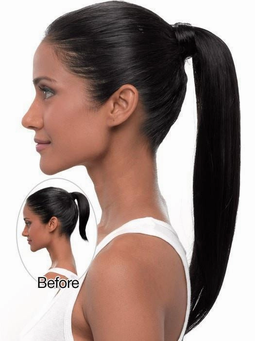 Accessories_Hairdo_Wigs 18" Simply Straight Wrap-around Pony Hairpiece by Hairdo | Heat Friendly Synthetic | Clearance Sale Open Box (Unworn - Like New)