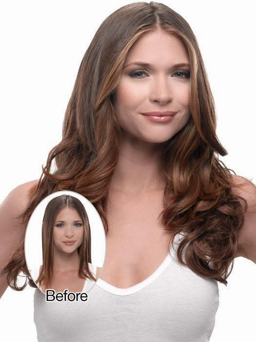 Accessories_Hairdo_Wigs 23" Wavy Extension Clip-In Hair Hairpiece by Hairdo | Heat Friendly Synthetic | Clearance Sale Open Box (Unworn - Like New)