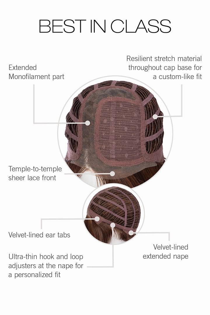 Accessories_Hairdo_Wigs Best In Class Wig by Gabor | Heat Friendly Synthetic Hair | Average Cap