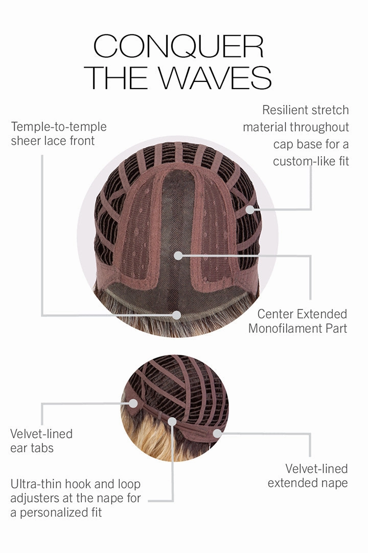 Accessories_Hairdo_Wigs Conquer The Waves Wig by Gabor | Heat Friendly Synthetic Hair | Average Cap