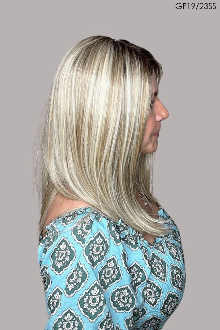 Accessories_Hairdo_Wigs Front Cover Wig by Gabor | Heat Friendly Synthetic Hair | Average Cap