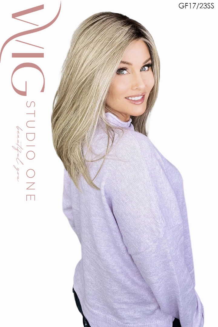 Accessories_Hairdo_Wigs Front Cover Wig by Gabor | Heat Friendly Synthetic Hair | Average Cap