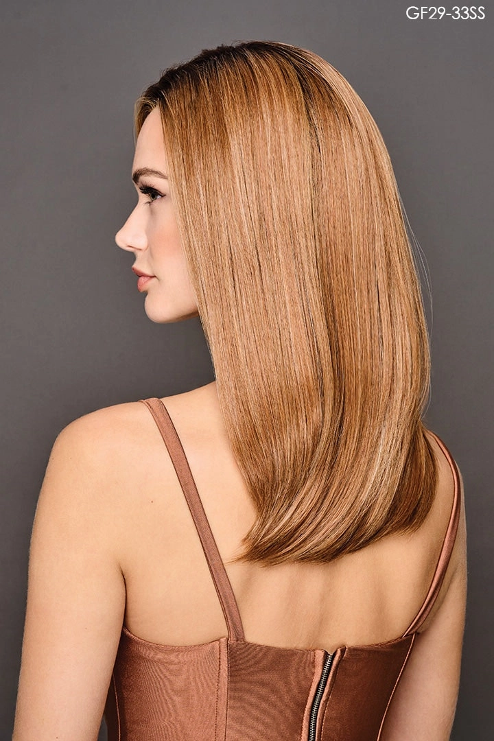 Accessories_Hairdo_Wigs Front Cover Wig by Gabor | Heat Friendly Synthetic Hair | Average Cap
