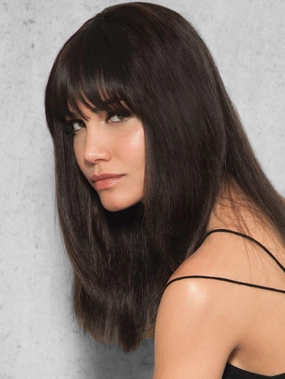 Accessories_Hairdo_Wigs Human Hair Clip-In Bang by Hairdo | Monofilament Crown | Clearance Sale Open Box (Unworn - Like New)
