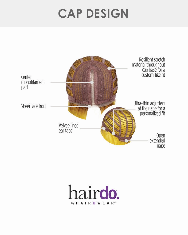 Accessories_Hairdo_Wigs It's Always Sunny | Lace Front & Monofilament Part Synthetic Wig by Hairdo
