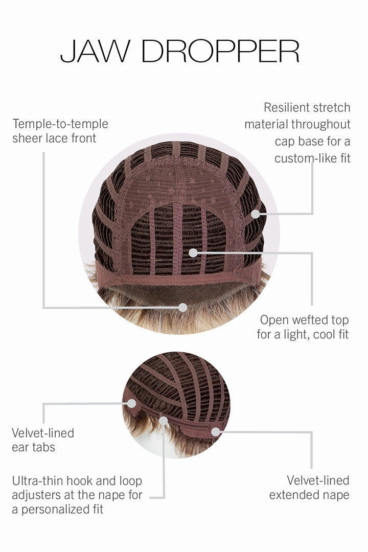 Accessories_Hairdo_Wigs Jaw Dropper Wig by Gabor | Heat Friendly Synthetic Hair | Average Cap