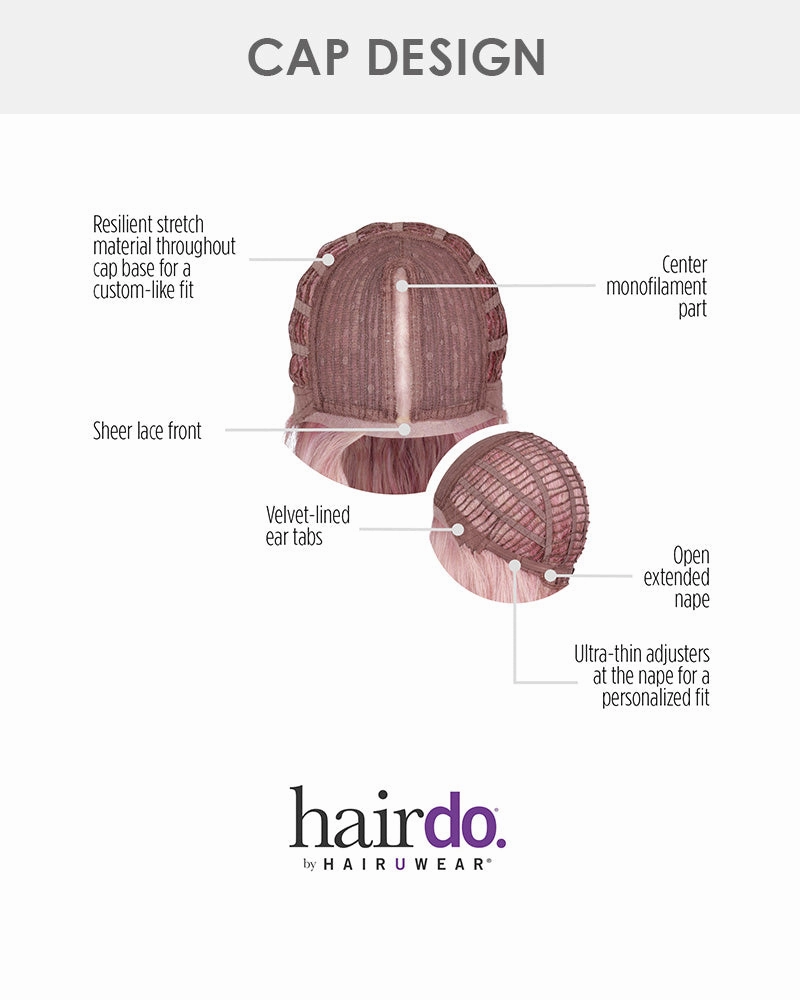 Accessories_Hairdo_Wigs Lavender Frose | Lace Front & Monofilament Part Synthetic Wig by Hairdo