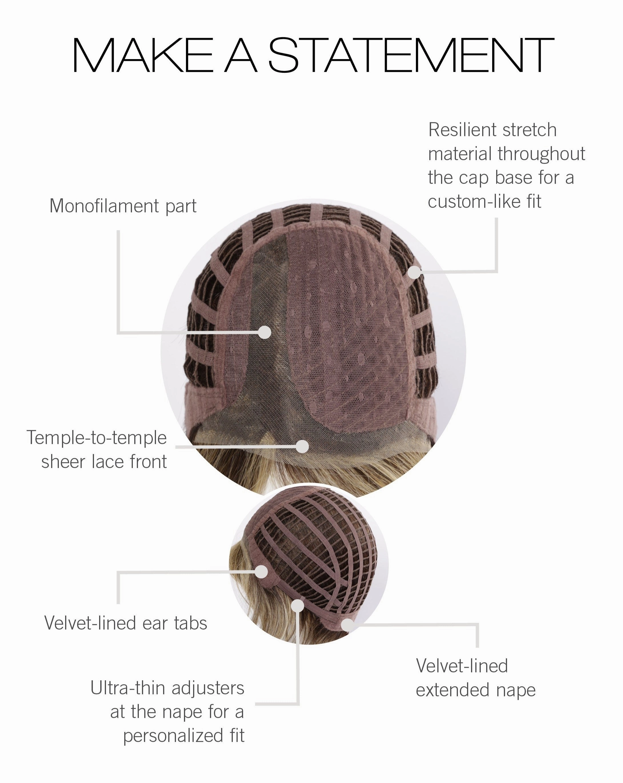 Accessories_Hairdo_Wigs Make a Statement Wig by Gabor | Heat Friendly Synthetic Hair | Average Cap