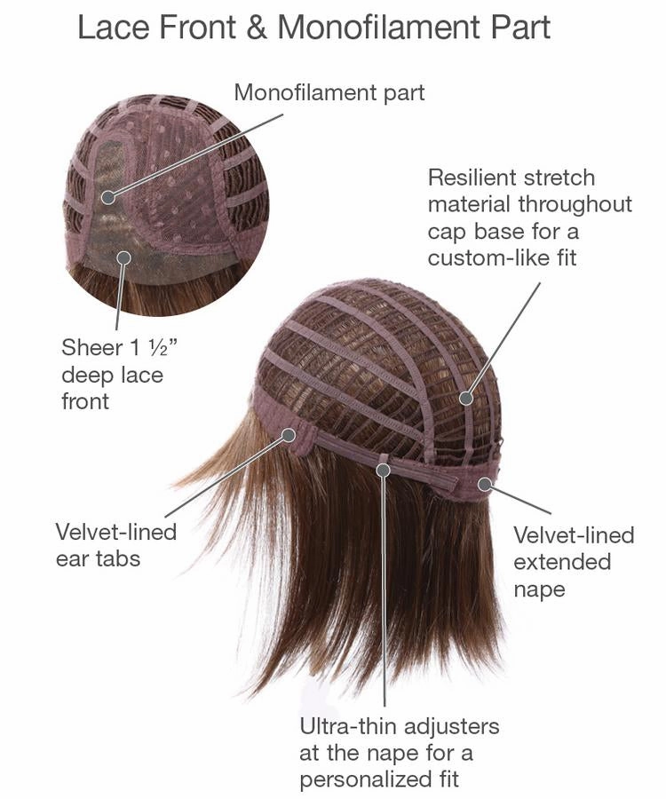 Accessories_Hairdo_Wigs Premium Wig by Gabor | Synthetic Hair | Average Cap