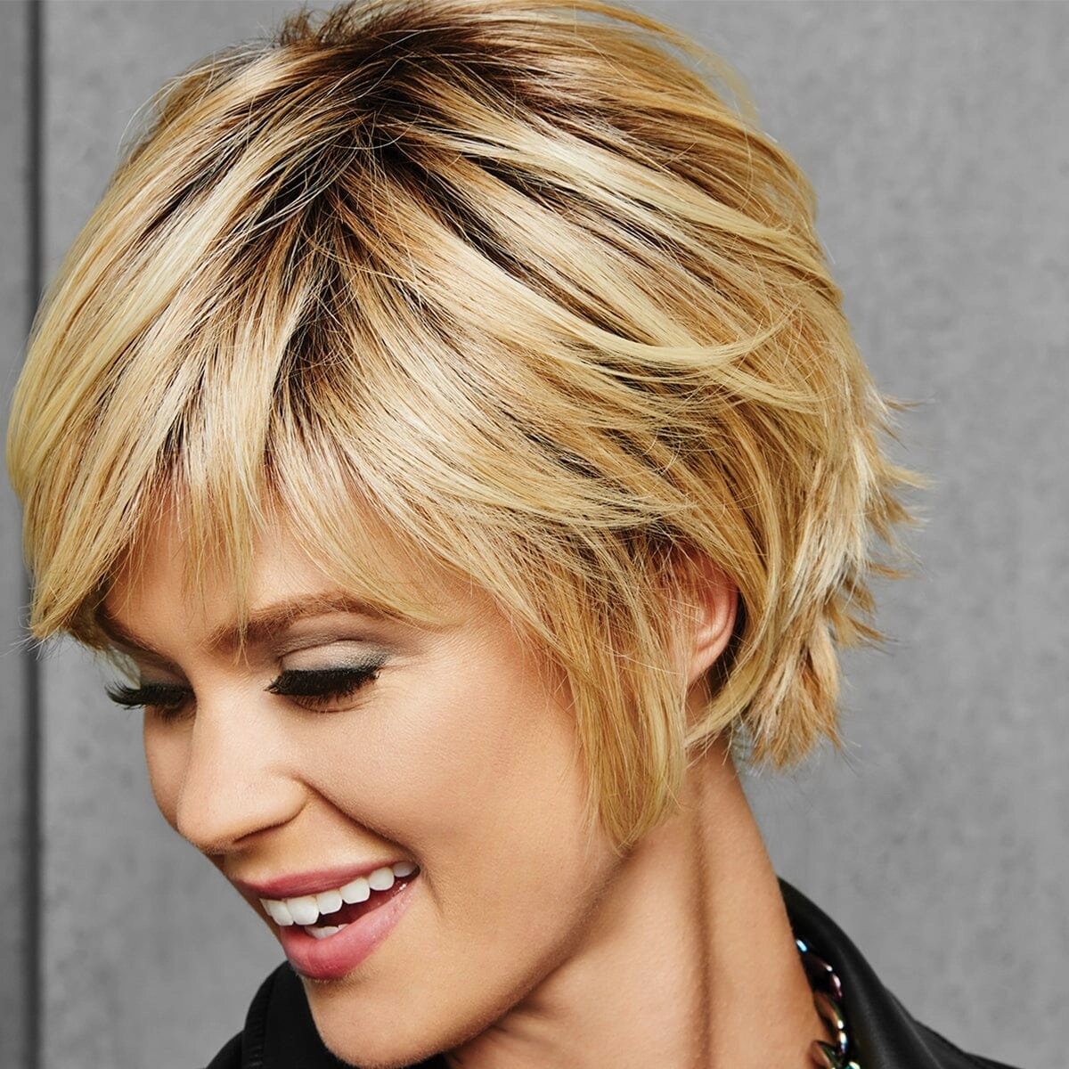 Accessories_Hairdo_Wigs Textured Fringe Bob Wig by Hairdo