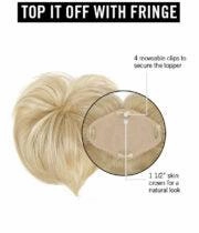 Accessories_Hairdo_Wigs Top It Off With Fringe Hairpiece by Hairdo | Synthetic Hair Topper (Mono Crown)