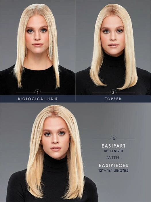Accessories_Jon Renau_Wigs easiPieces 12" L x 6" W by Jon Renau |Discontinued | Final Sale: No refunds or exchanges