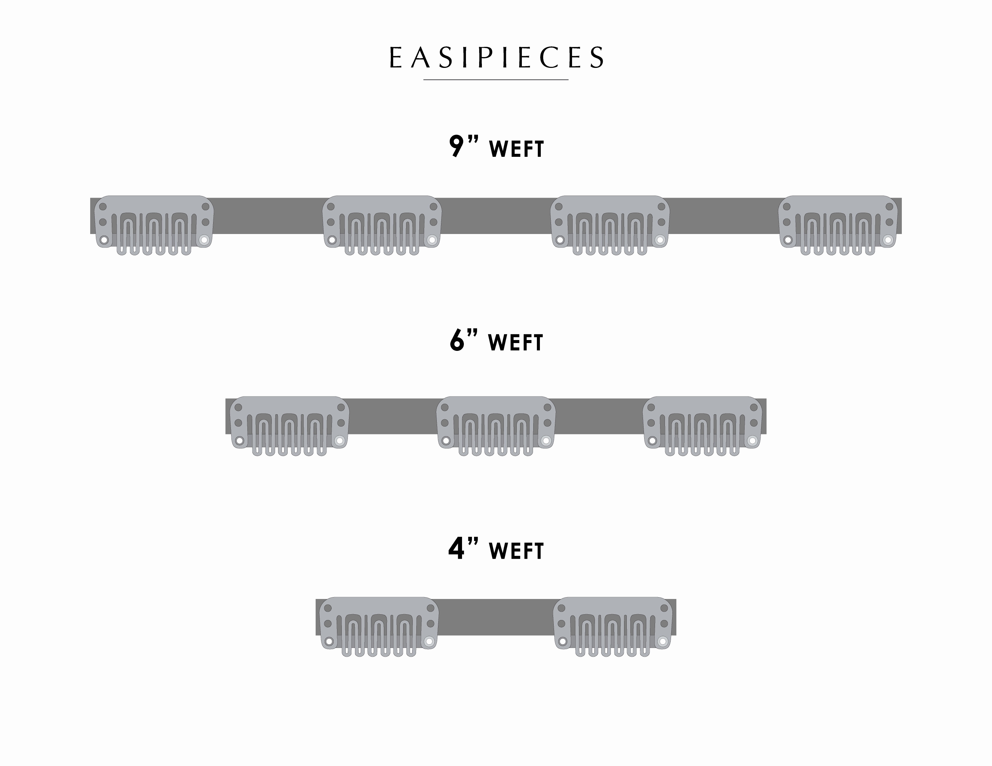 Accessories_Jon Renau_Wigs easiPieces 12" L x 6" W by Jon Renau |Discontinued | Final Sale: No refunds or exchanges