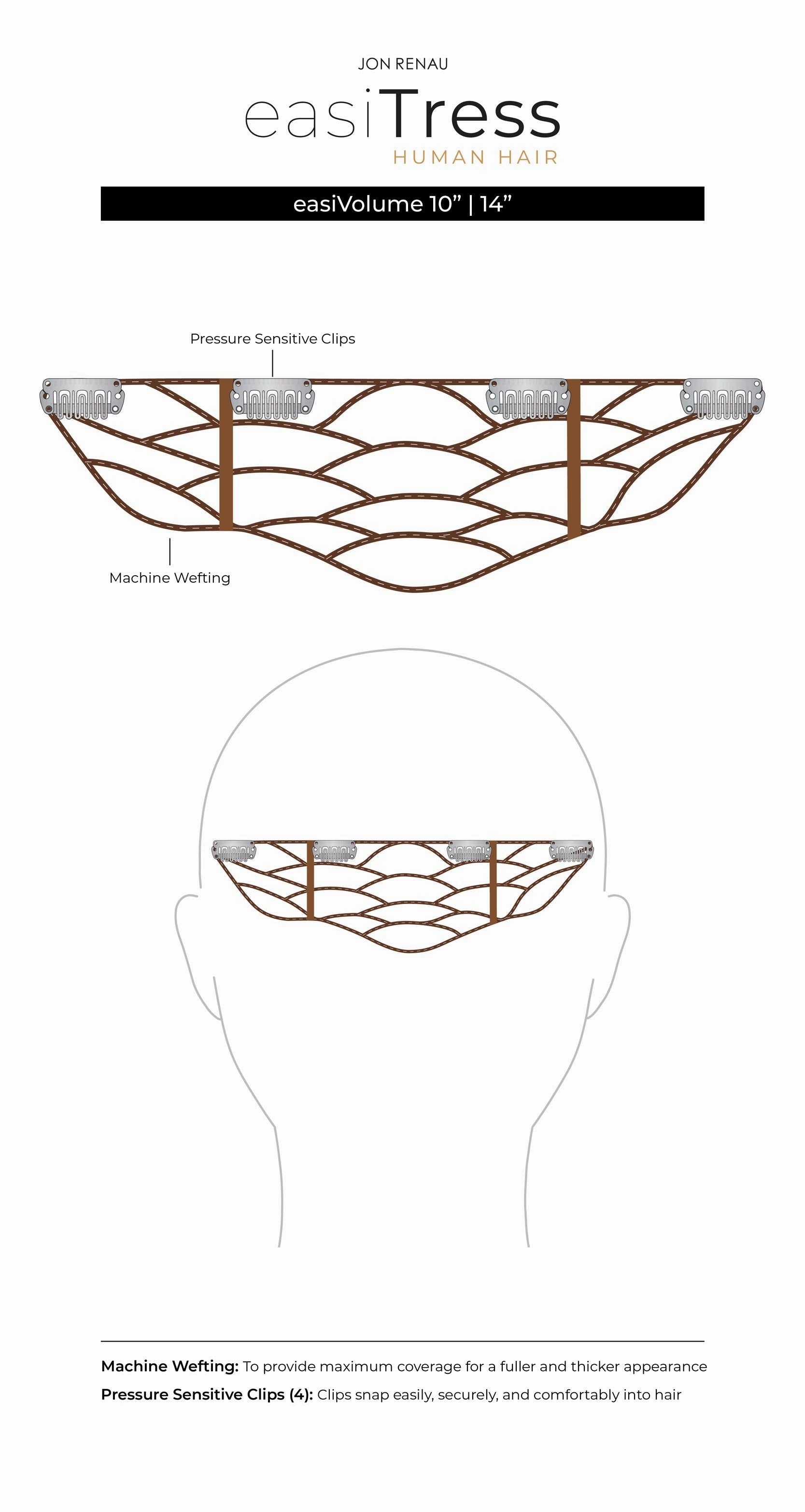 Accessories_Jon Renau_Wigs easiVolume 10"