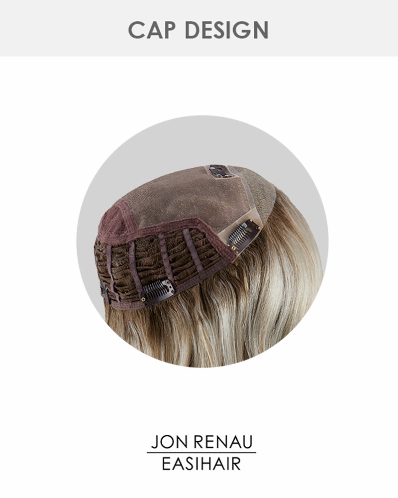 Accessories_Jon Renau_Wigs Top Smart Wavy 18 inch (Exclusive) | Lace Front & Monofilament Synthetic Hair Topper by Jon Renau