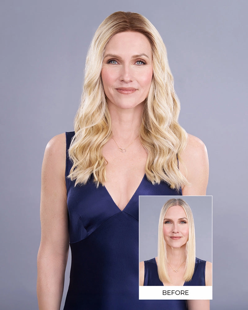 Accessories_Jon Renau_Wigs Top Trend Lace HD Wavy 18 inch | Lace Front & Monofilament Synthetic Hair Topper by Jon Renau
