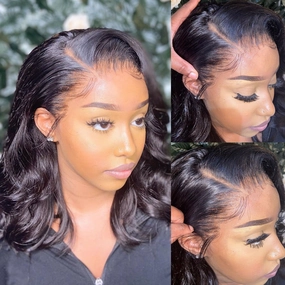 Alicia | 13x6 Skin Melt Lace Front BOB Human Hair Wig Body Wave