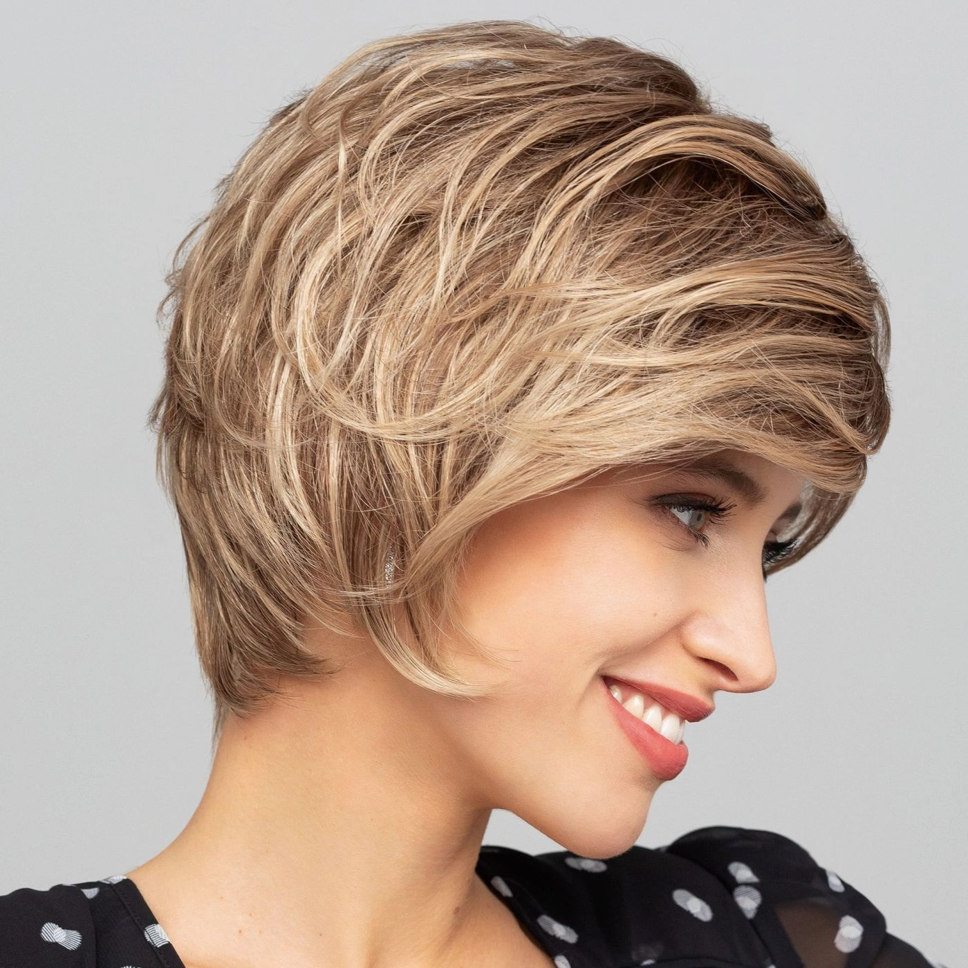Ashley Mono Lace Wig Gisela Mayer Style Book Page Collection