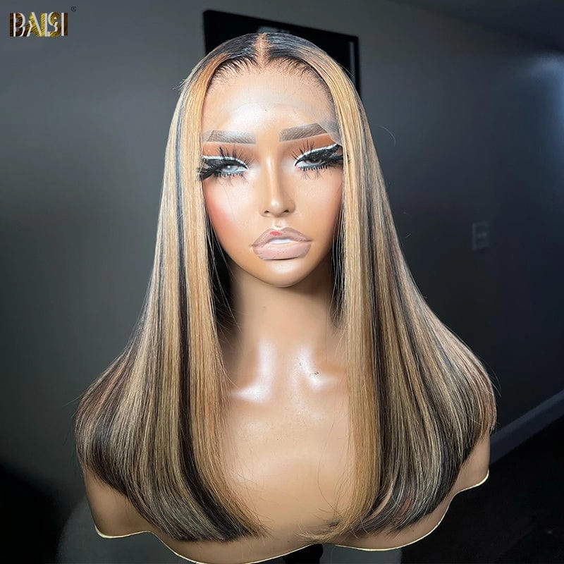 BAISI 1bmix27 Straight BoB Wig