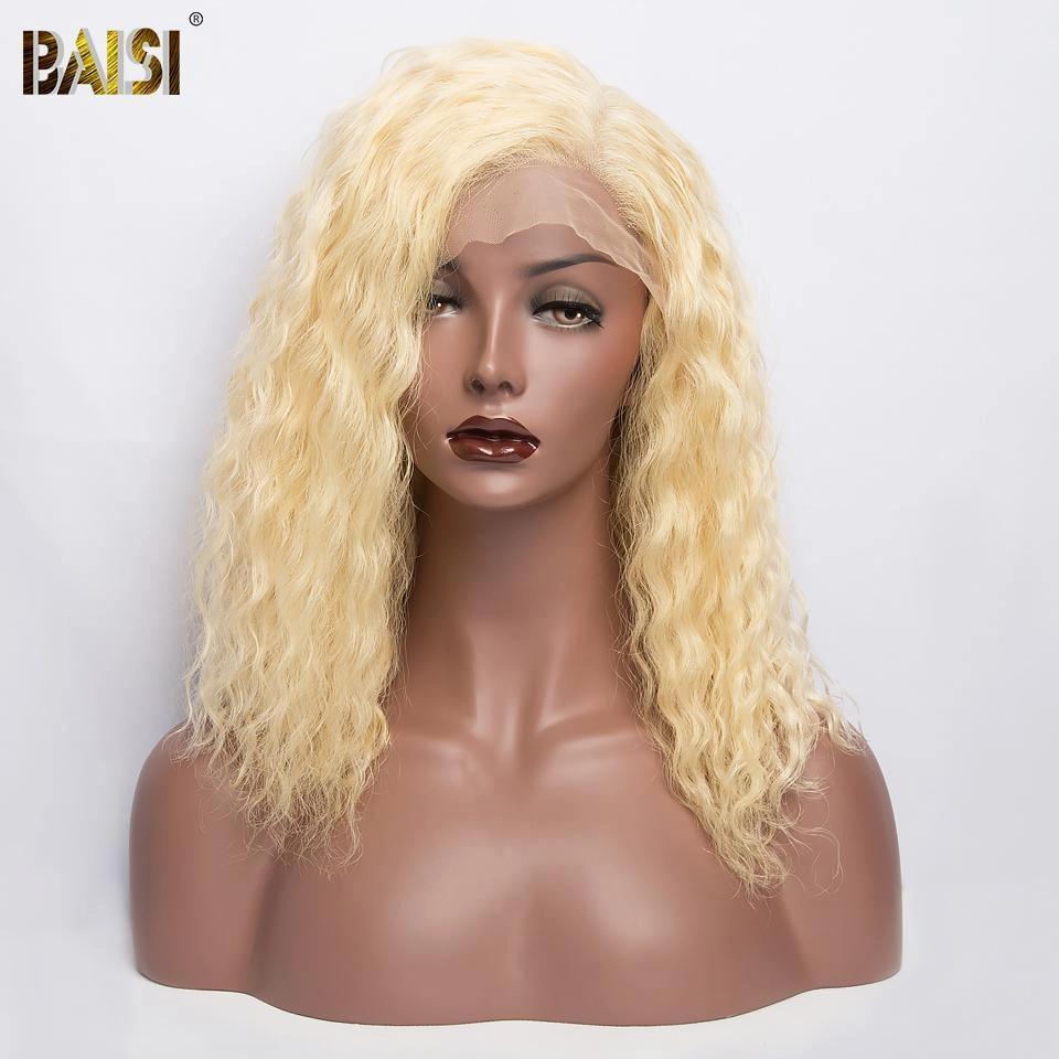 BAISI #613 Bob Wig Curly / Deep Wave Blonde