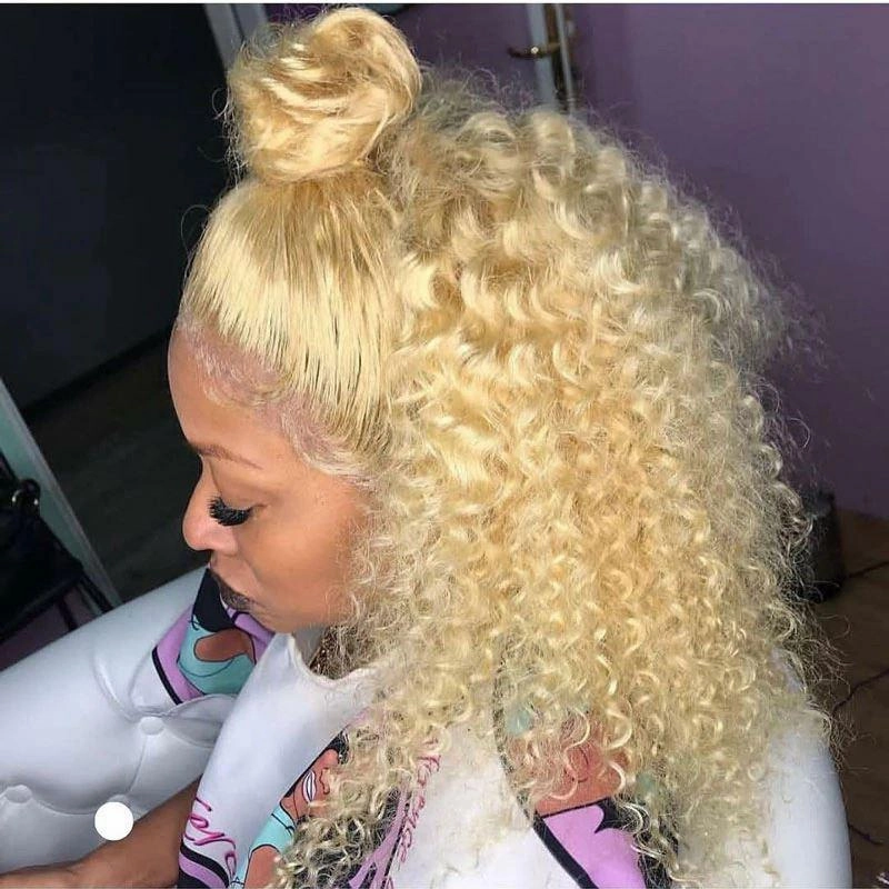 BAISI #613 Bob Wig Curly / Deep Wave Blonde