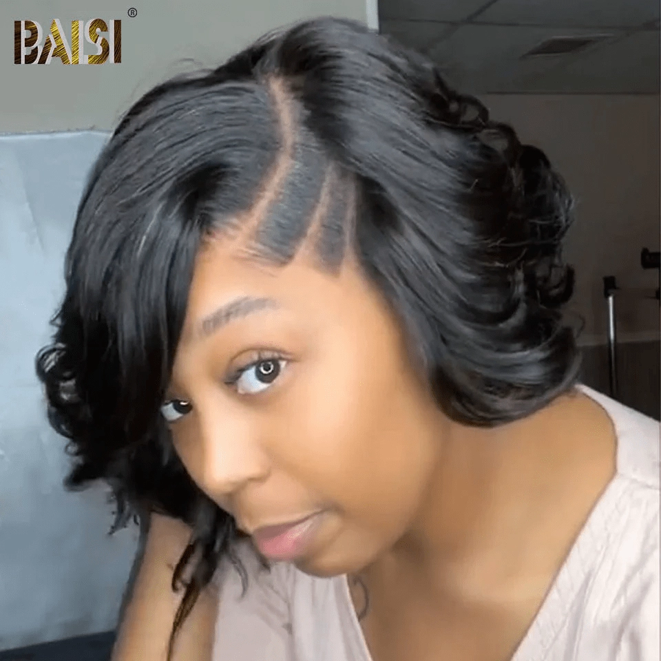 Baisi $79 Wholesale Price Side Part Wavy Style Lace BoB Wig