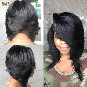 Baisi $89 Wholesale Price Side Part Sexy BoB Wig