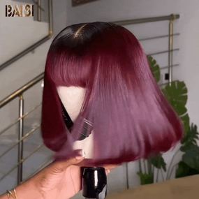 Baisi 99J Straight Bang BOB Wig