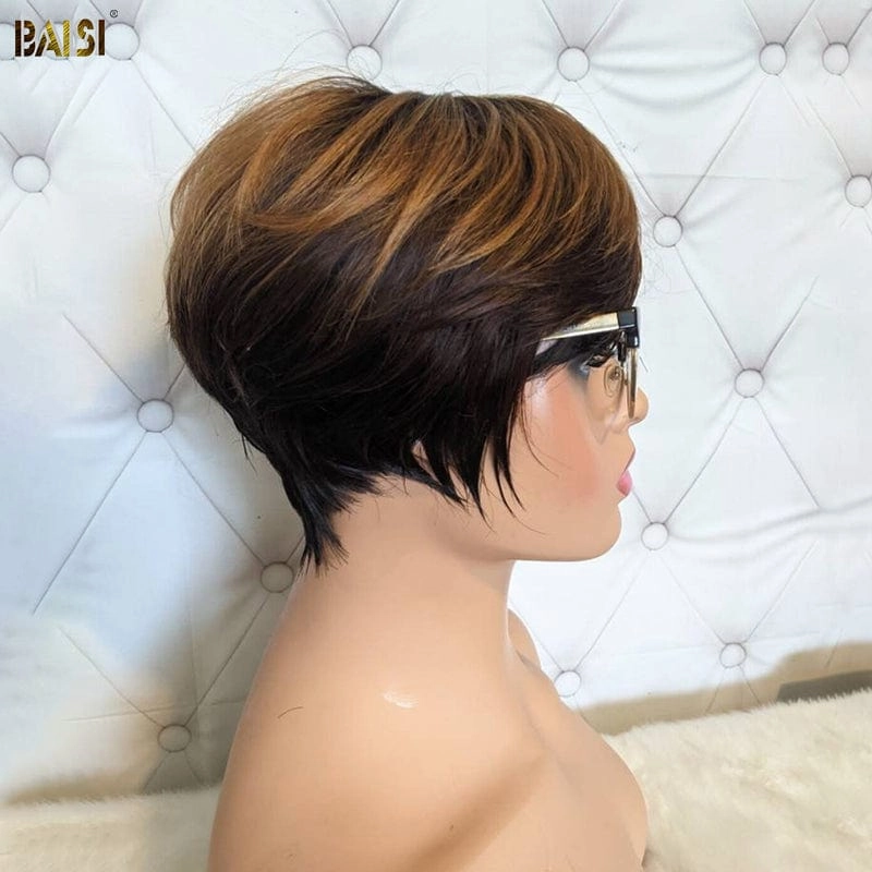 BAISI Aba Machine Made Short Cut Wig