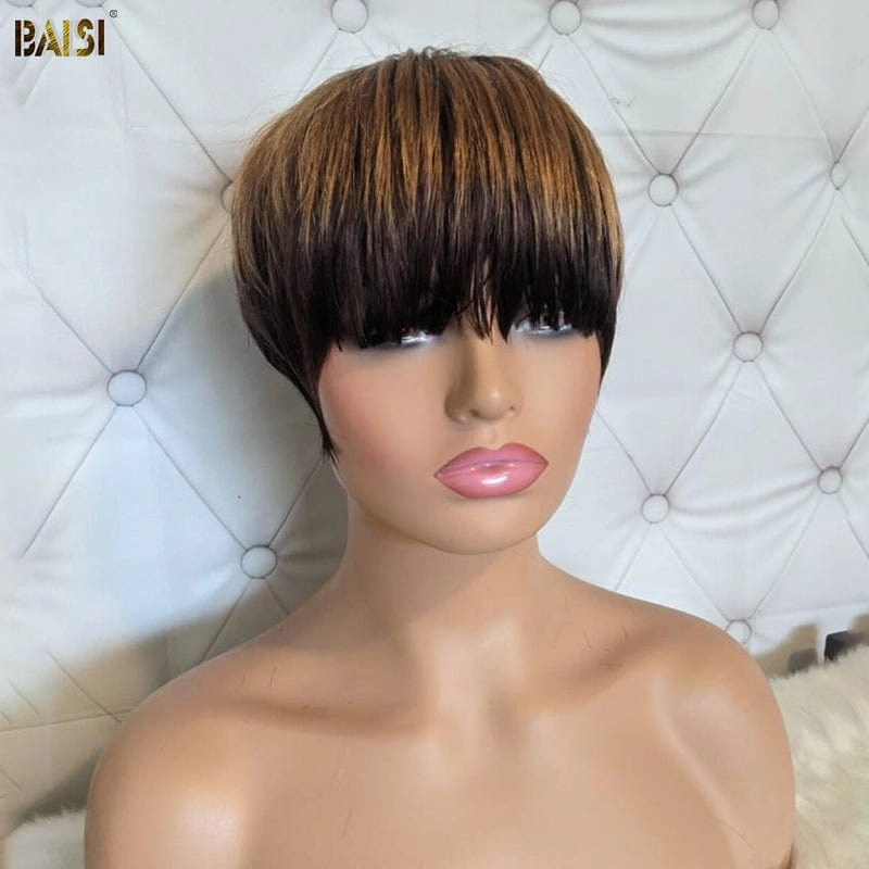 BAISI Aba Machine Made Short Cut Wig
